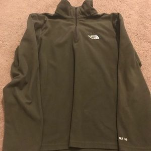 Army Green North Face Jacket